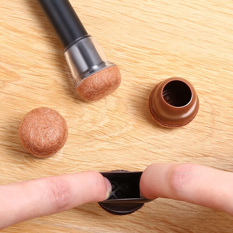 Protective Home Chair Foot Pads Stool Leg Protectors Stool Leg Protectors Wear-Resistant Silencing Pads Transparent Color 8 Pack