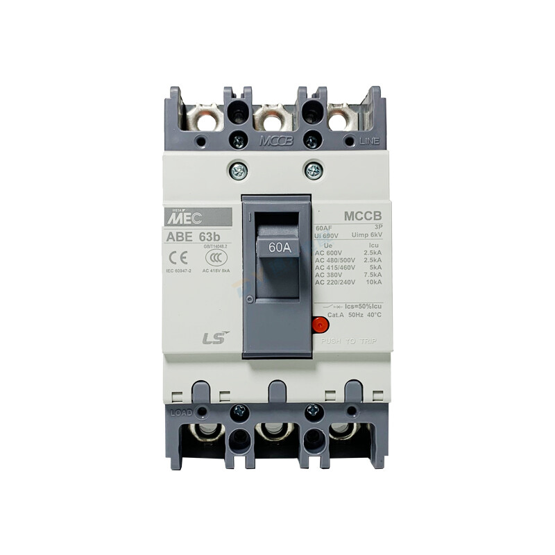 Customized original LS MEC molded case circuit breaker ABE 53B/63B/103B/203B/403B/603B/803 ABE economical 603B
