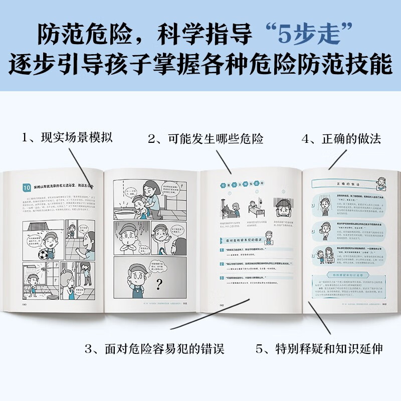 Safety comics for elementary school students. Boy safety? Mothers should know if their children are being bullied! Let the bullied children speak out bravely and protect themselves! Children's books