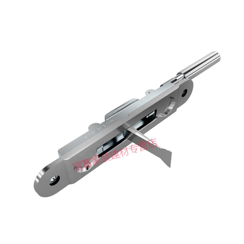 Yue Changsheng anti-theft door heaven and earth dark bolt lock double door round head 6-inch stainless steel central control bolt door main body + 250 long pole