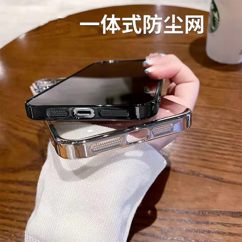 Carleo not easy to yellow Apple 15 mobile phone case iphone15 electroplated magnetic protective cover with lens film all-inclusive ultra-thin anti-fall shell light blue