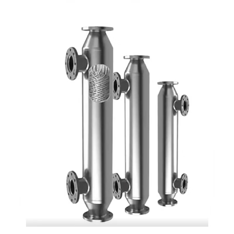 Jiangxing J spiral wound tube heat exchanger shell and tube 304316 stainless steel radiator condenser heat exchanger unit 1 flat-100 flat 800mm*133mm