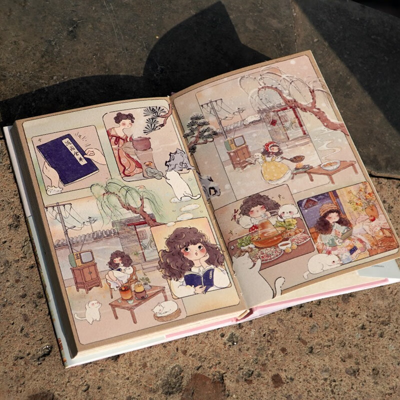 Suiyuan Food Painting Recommended by actor Wu Haochen, enthusiastically recommended by Beijing Radio and Television Station, what did the ancients eat today, Chinese style picture book collection edition 