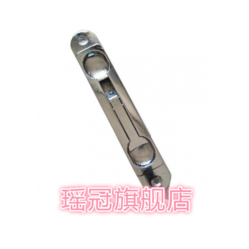 Taishilon anti-theft door concealed latch 6-inch round head, large door, double door, concealed latch, stainless steel door, heaven and earth latch lock, gold round head latch