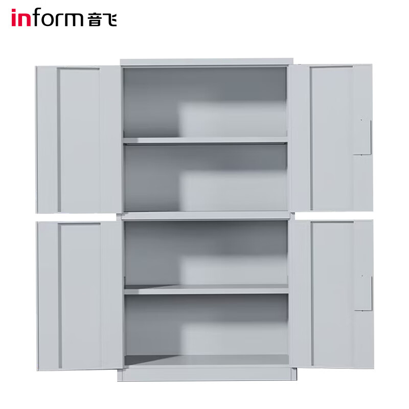 INFORM heavy-duty tool cabinet, thickened metal cabinet, workshop parts cabinet, double-section cabinet without hanging plate