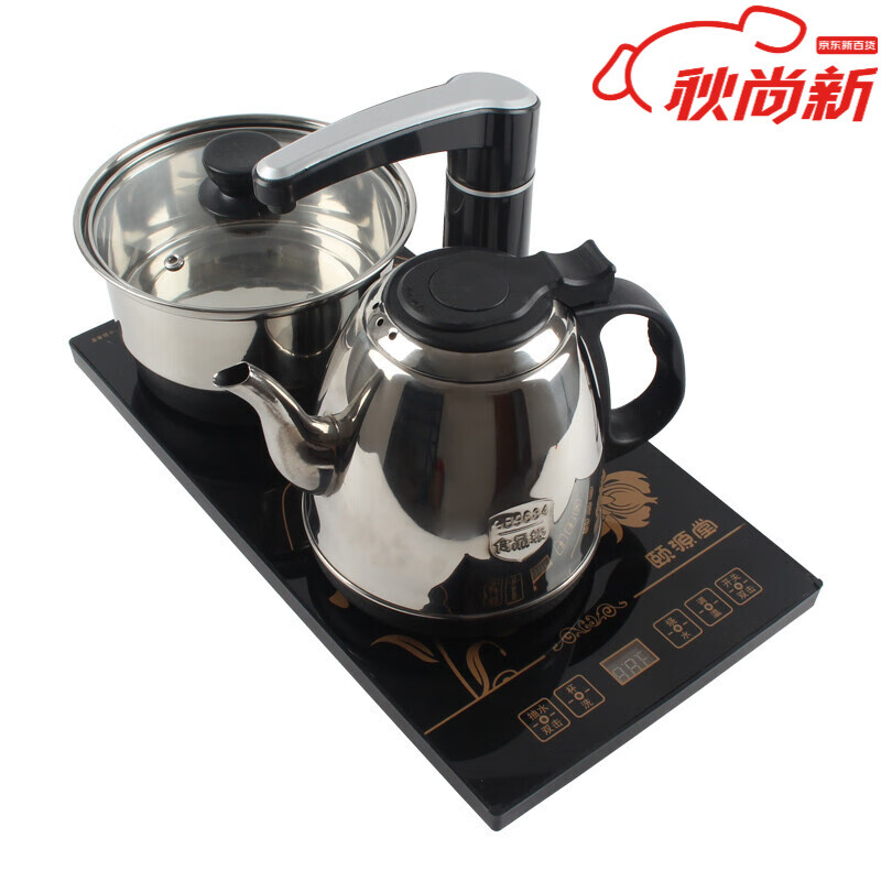 Electric kettle, electric tea stove, fully automatic water supply, kettle set, pumping water, electric kettle, tea making accessories, 1ml Mingxia gold automatic kettle - single pot Yiyuantang universal