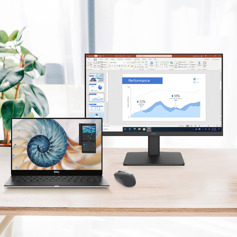 80% new Dell (DELL) 27-inch IPS full HD eye-friendly low blue light design office HDMI wall-mounted computer monitor D2721H