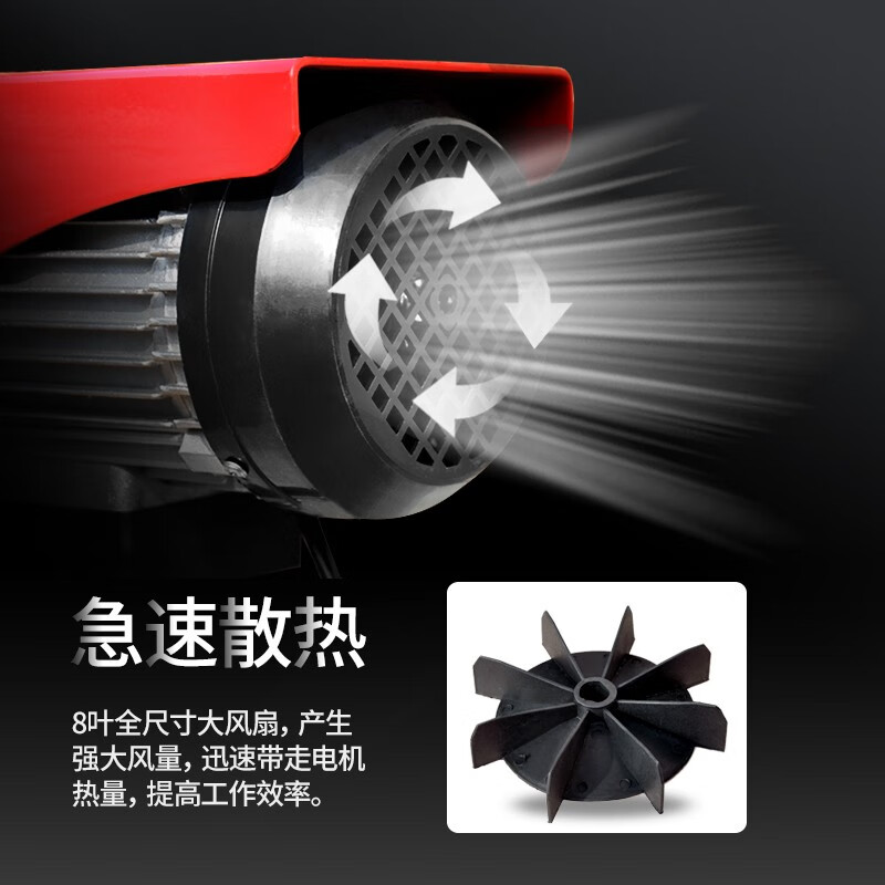 Jinyou mini electric hoist 220V household crane small hoist 1 ton 0.5 ton winch lifting crane PA200-12 meters (upgraded model)