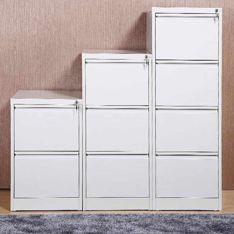 Bingyu BYlj-322 Drawer metal cabinet Kuai Lao hanging cabinet File card box Four buckets and one word handle Customized