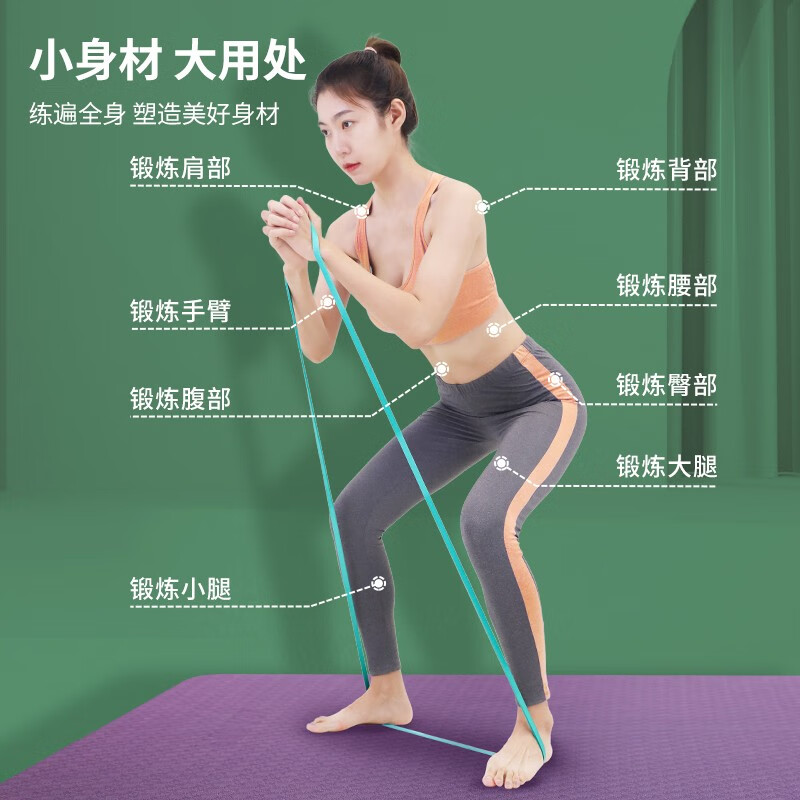 PROIRON Elastic Band Resistance Band Men's and Women's Fitness Leg Training Pull-Up Assist Band Yoga Stretch Pull Band