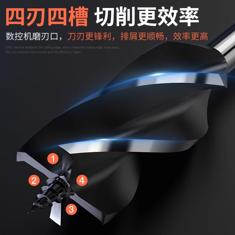 LiDiao woodworking twist drill bit to punch holes in wooden boards, wood door lock hole openers, special artifact tools