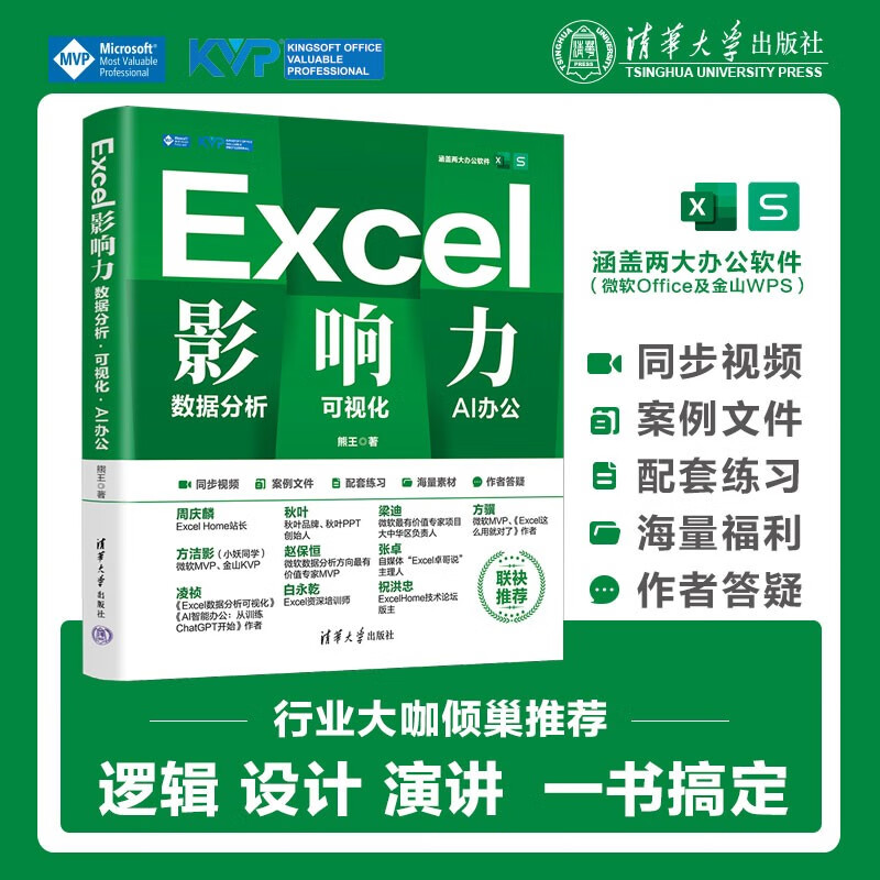 Excel influence data analysis visualization AI office