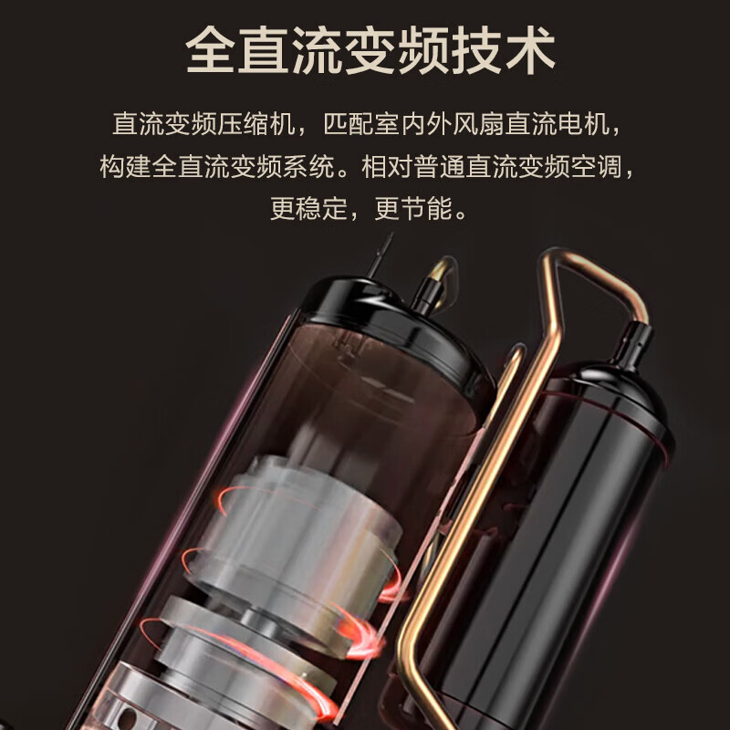 AUX air-conditioning appliances subsidy, central air-conditioning duct unit installed for 0 yuan, large 1.5/2/3 hp new first-level/secondary frequency conversion heating and cooling one-to-one embedded power-saving air conditioner, large 3-horsepower first-level energy efficiency, full DC frequency conversion (29~43)