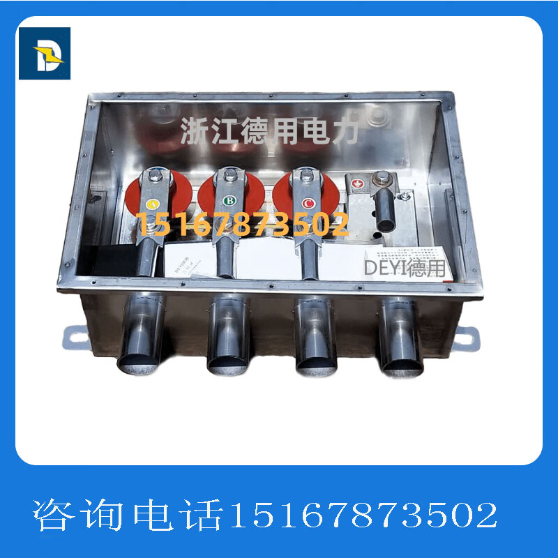Stainless steel 35KV cross interconnection box 110K cable sheath protection grounding box direct grounding box supports customization 35 grounding box