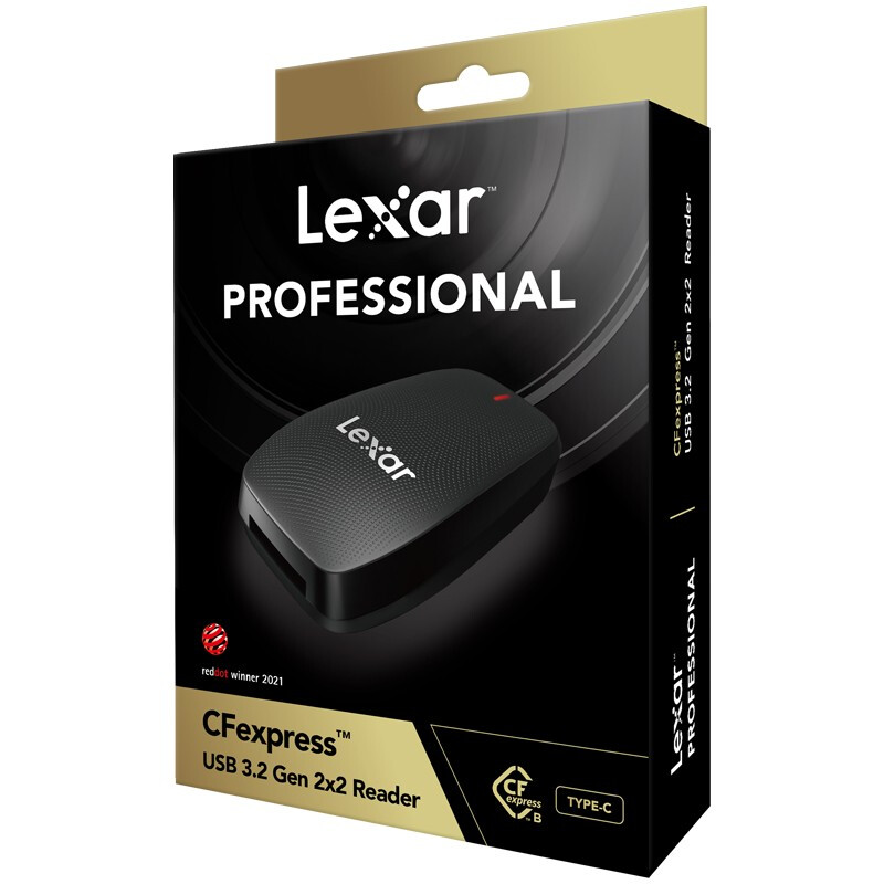 Lexar USB 3.2 high-speed card reader CFexpress Type B memory card reader 550U 8K material 20Gbps transmission Type-C interface