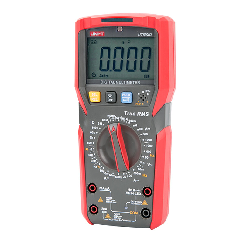 Uni-T UT89XD NCV digital multimeter LED measurement multimeter electrician meter home with backlight flashlight