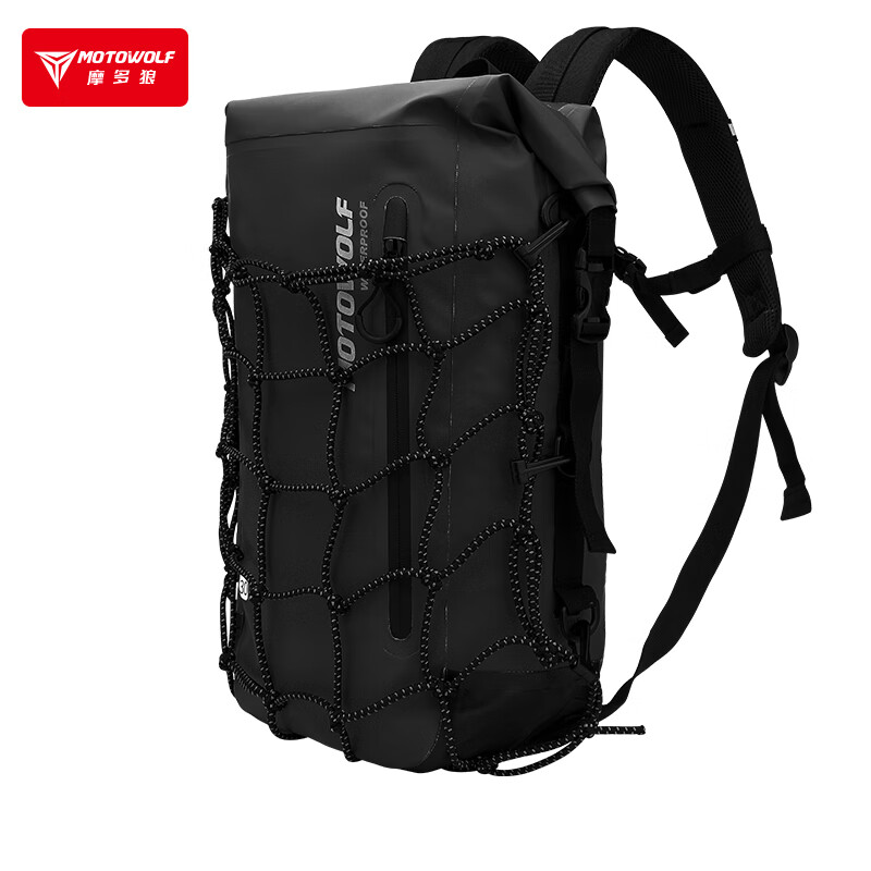 MOTOWOLF motorcycle waterproof backpack helmet bag full-face motorcycle riding backpack motorcycle rainproof large-capacity rider bag