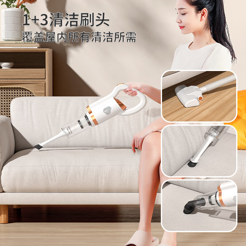 NIYEVN suction and mopping all-in-one wireless vacuum cleaner home car pet hair handheld large suction vacuum mopping all-in-one machine top ten ranking dry suction and moisture mopping three-in-one appliance subsidy exclusive model 15KPa large suction power