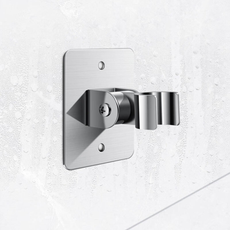 AZOS stainless steel exposed mixing valve hot and cold shower set faucet electric water heater solar switch booster nail-free stainless steel shower seat