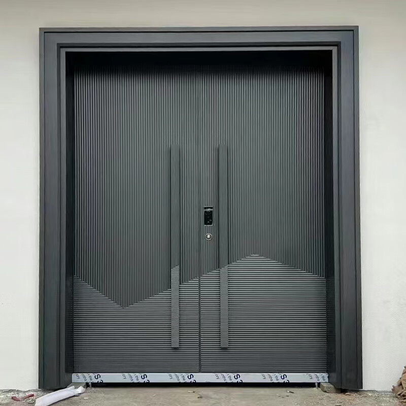 JRB Jiaruibao double door entrance door entrance door villa security door balcony rural self-built house household stainless steel door double door style 1