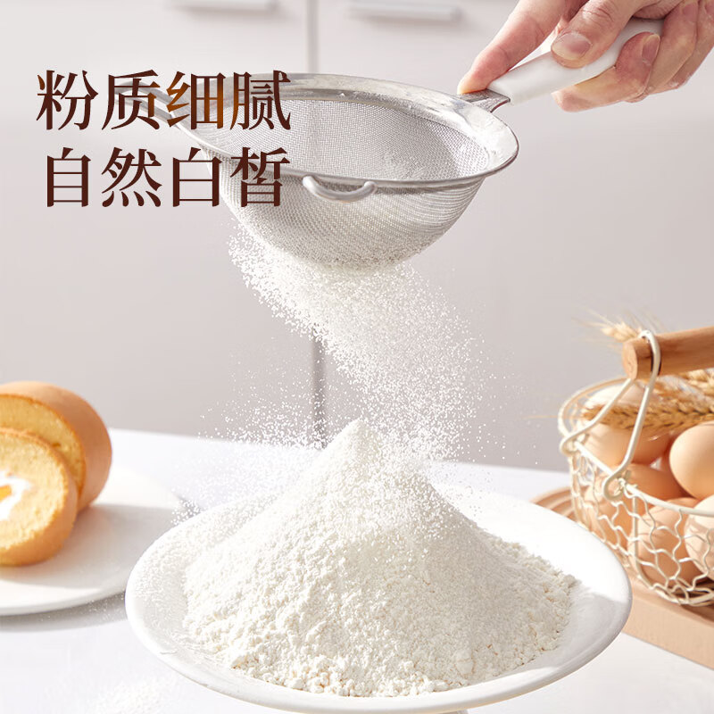 Zhanyi Bread Flour High Gluten Wheat Flour 500g*2 + Highly Active Yeast 50g Baking Ingredients Set