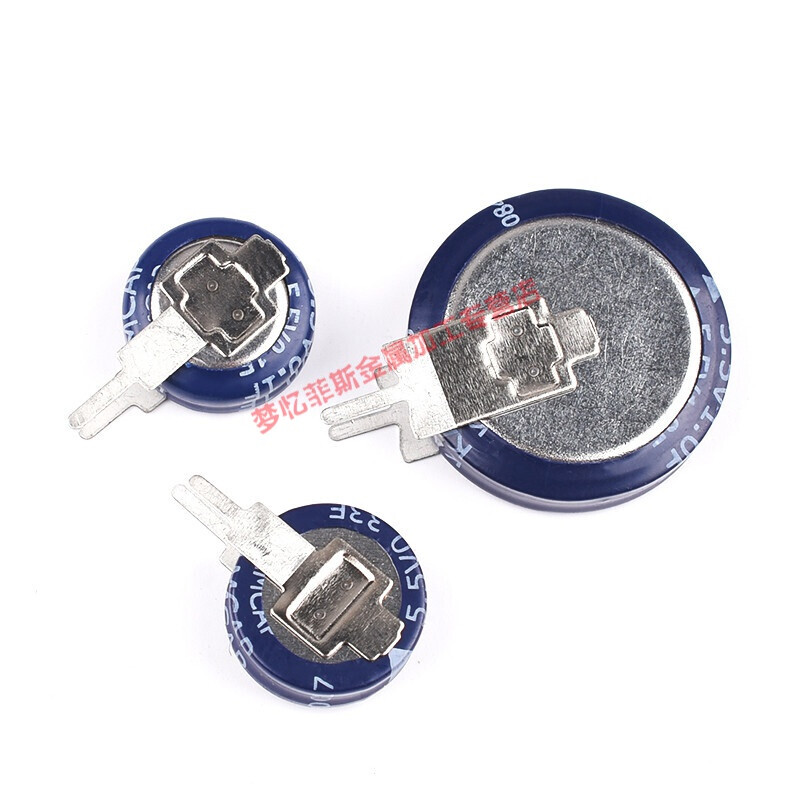 Supercapacitor 0.1 0.22 0.33 F 0.47 1 1.5F C type vertical horizontal capacitor