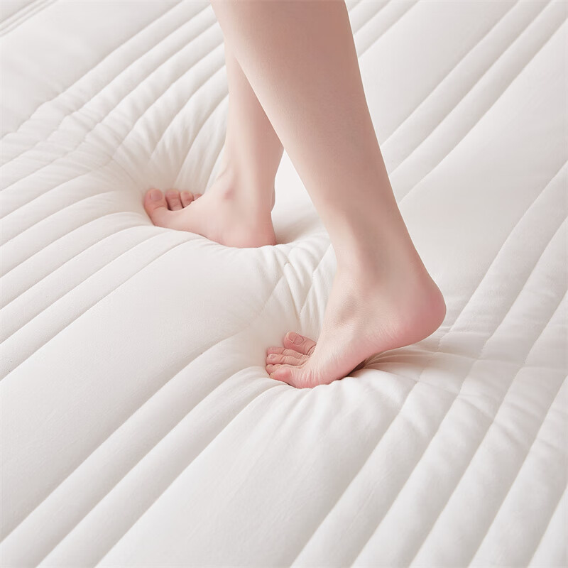Senyibai coconut palm mattress 1.8x2 meters latex Simmons hard pad thickened sponge futon bed tatami floor mat wavy coconut palm-dream white thick about 6cm double bed 1.8x2.0 meters does not collapse after a long sleep