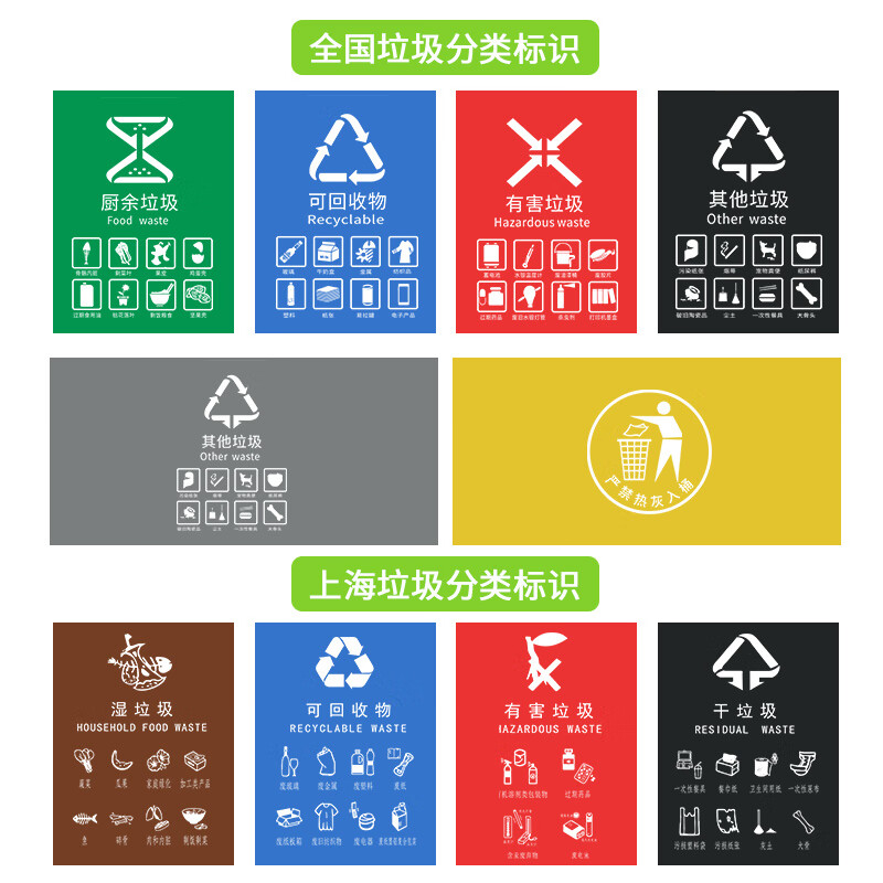 Kai Tak classified trash can with lid, large capacity, large plastic bucket, property community classified commercial catering kitchen trash can, blue (recyclable garbage), 120 liters, trailerable (length 47*width 53*height 93cm)