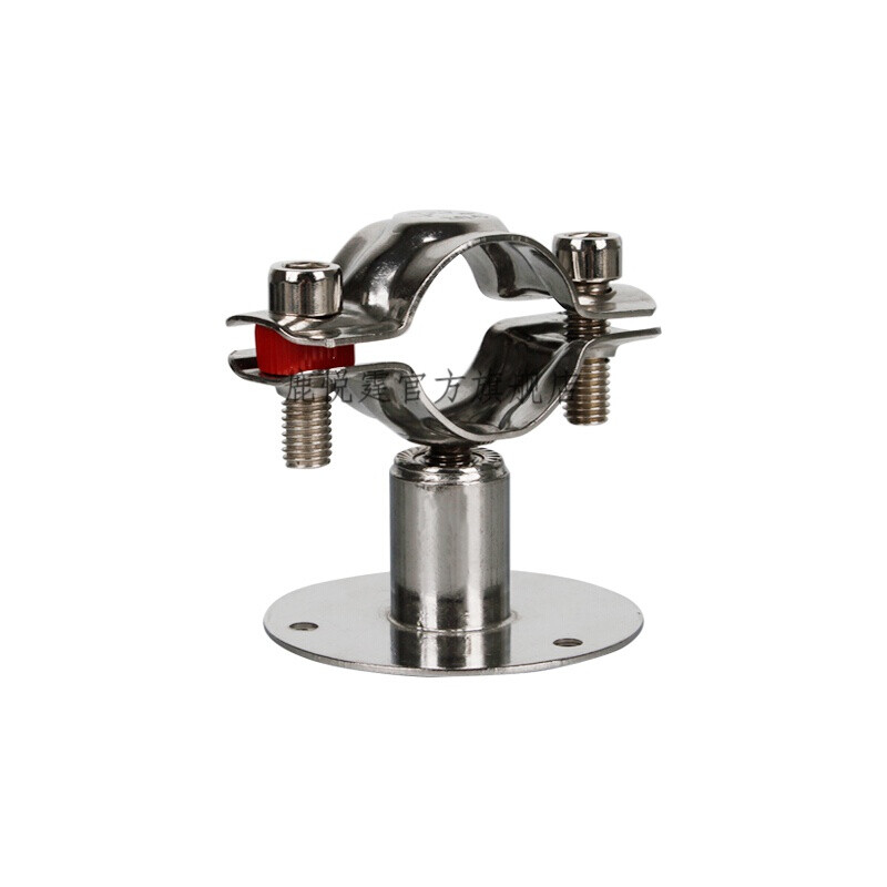 Lu Yueting 304 stainless steel fixed buckle hoop adjustable 30MM-50MM pipe bracket steel pipe clamp pipe clamp pipe hoop 25-27/adjustable 30-50MM with pad