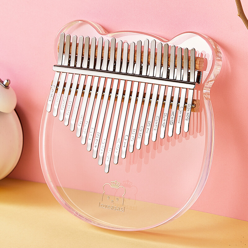 Assas Thumb Piano 21-tone Kalimba Finger Piano Birthday Gift Beginner Adult Children's Instrument Bear