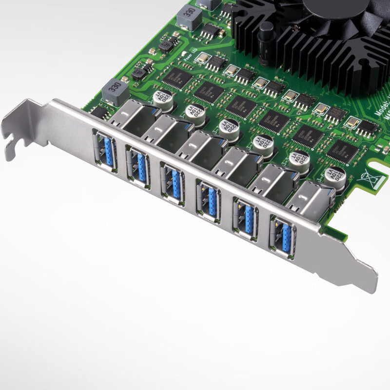 Pcie to usb3.2/3.1/3.0 expansion card 12 ports independent 6-channel usb adapter card pciex4x16 8 ports (rear 4 ports + 19Px2)