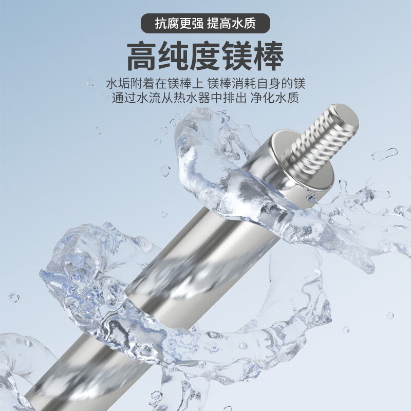 Shuangwei is suitable for Midea electric water heater magnesium rod 60 liters household water heater magnesium rod universal drainage and descaling anode rod accessories 60L F-MM60