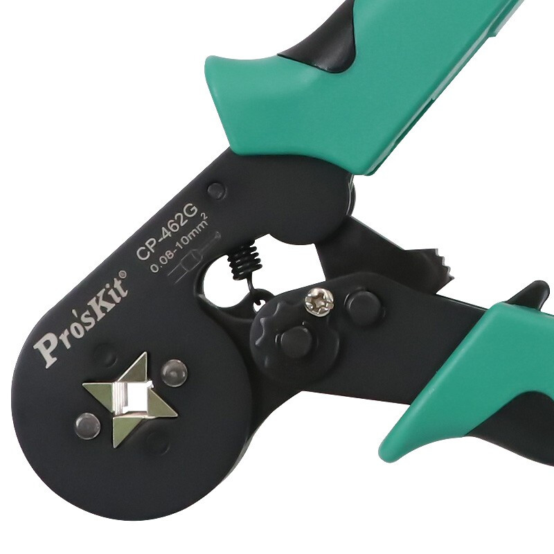 Baogong (Pro sKit) CP-462G four-sided self-adjusting wire pliers tubular European terminal crimping pliers