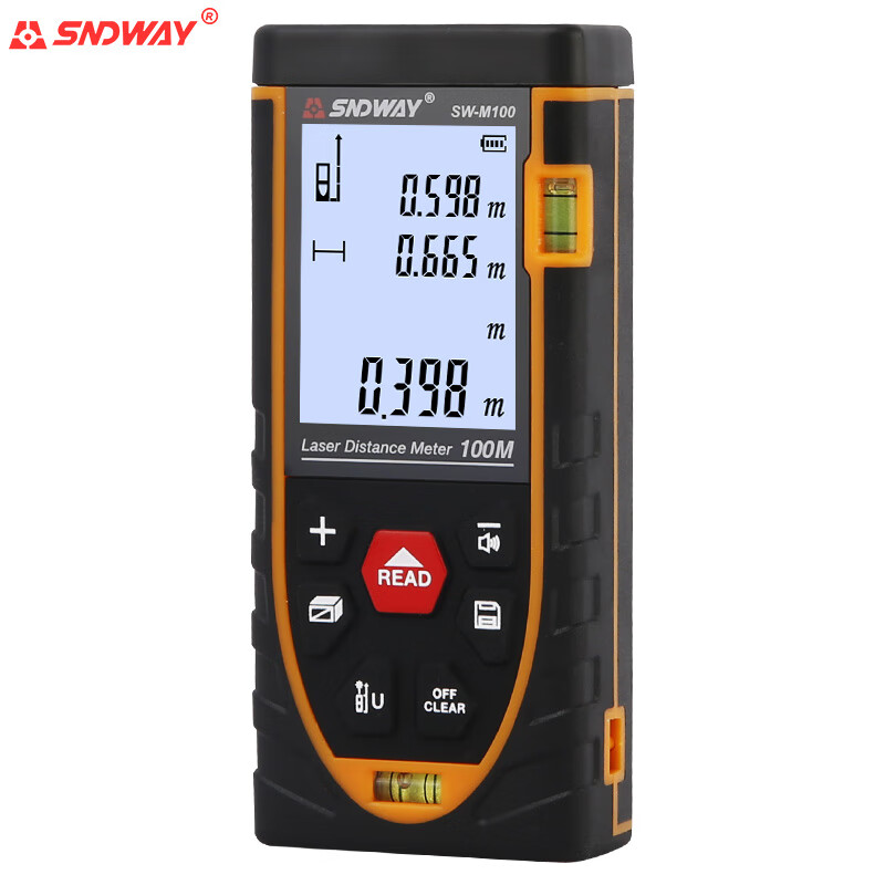 Shendawei distance meter electronic ruler high-precision measurement tool indoor handheld infrared laser room measuring instrument SW-M100