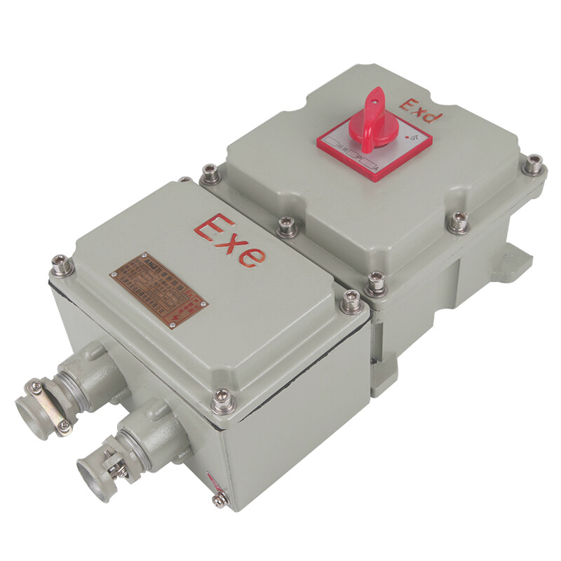 Explosion-proof circuit breaker BDZ52-2P3P explosion-proof leakage air switch 32/310A63A100A three-phase four-ring 60A 2P circuit breaker