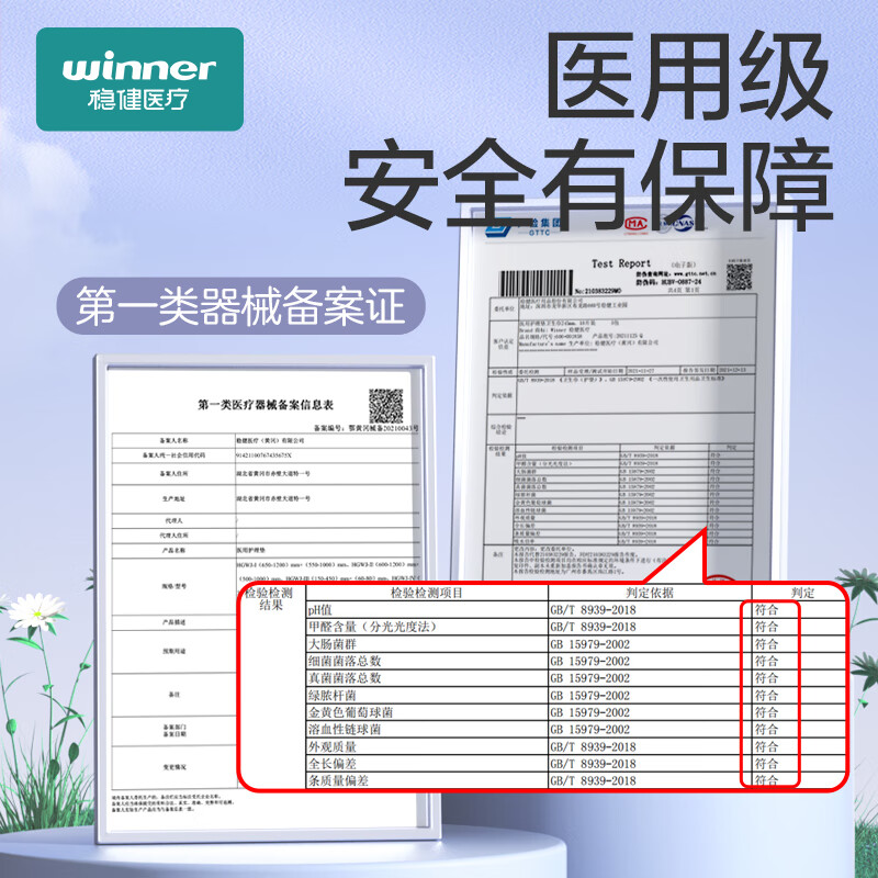 Robust medical pads for daily use 245mm 10 pieces/pack medical pads sanitary napkins menstrual post-operative care cotton soft and breathable