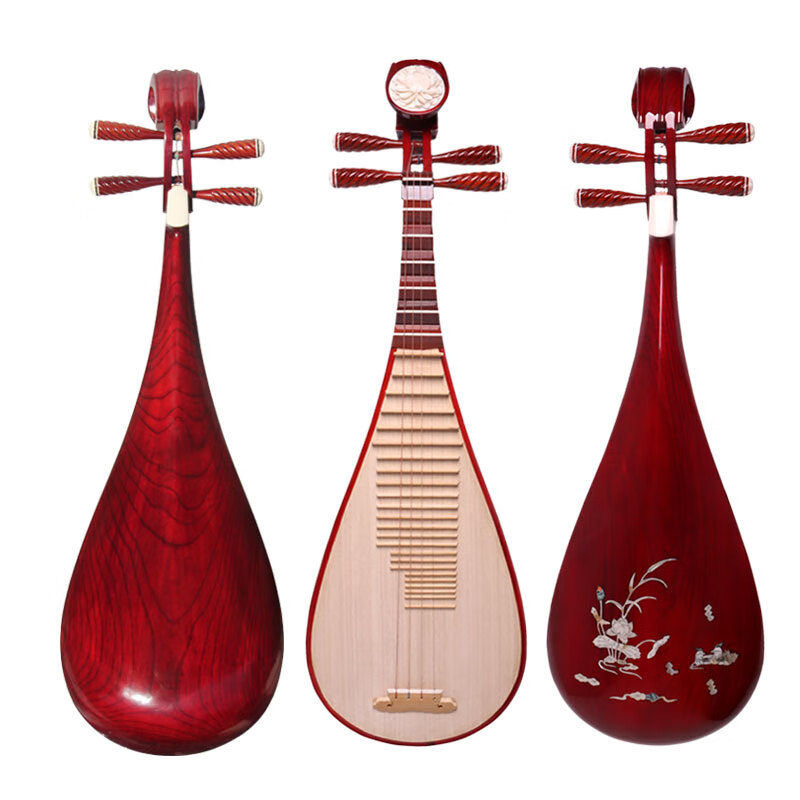 Folk music pipa musical instrument for adults and children beginners entry-level pipa professional teaching pipa mahogany rosewood pipa musical instrument adult rosewood axis performance level