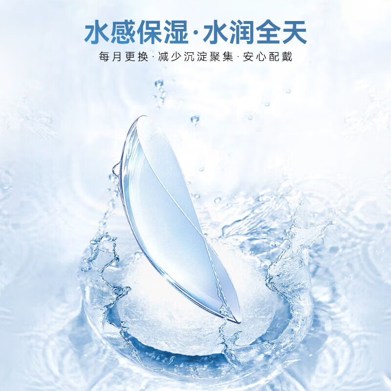 Hailien Clear Contact Lenses Full Vision Monthly Disposable 6 Lenses 400 Degrees