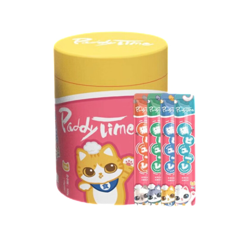 Paddy Time cat snacks mixed flavor 15g*60 pieces, pet nutrition, wet food snacks for young cats, hydrating hair and cheeks