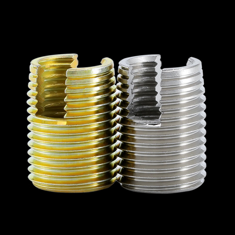 Bingneng 303 stainless steel 302 type self-tapping braces self-tapping screw sleeve slotted embedded thread protective sleeve installation tool carbon steel self-tapping braces installation tool M6.0 1 piece