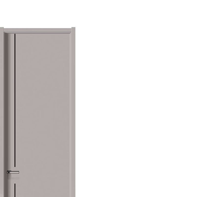 Jinshimei Wooden Door T-24-XQ3012 Milk Tea Gray Wooden Door Bedroom Door Study Door Unpainted Wooden Door