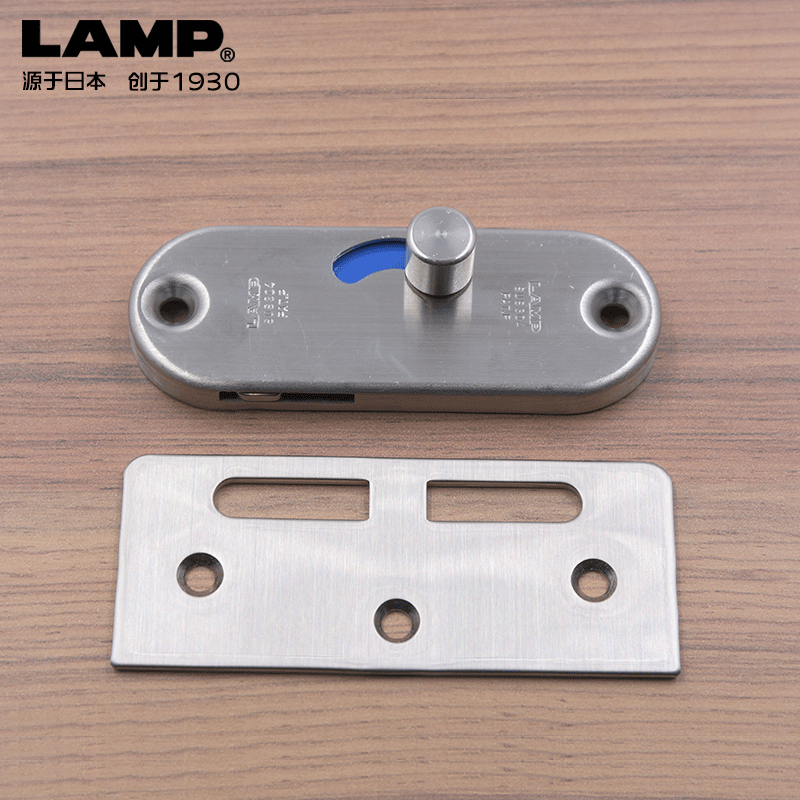 LAMPLAMP single-sided sliding door lock latch sliding door hasp 304 stainless steel sliding door lock HC-85SS