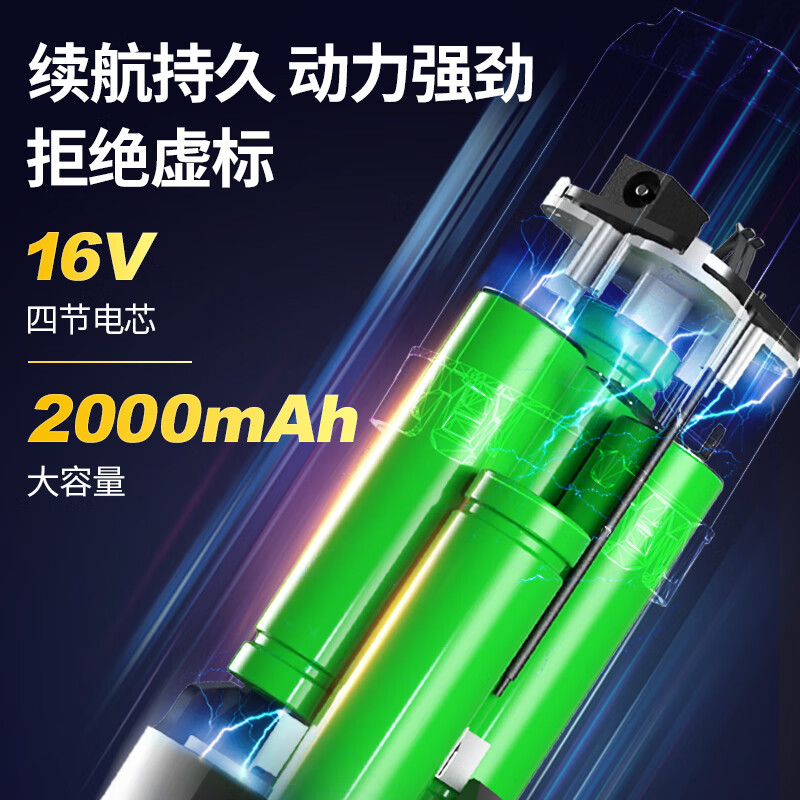 Dongcheng lithium electric drill WJZ1601D hand electric drill rechargeable electric screwdriver machine household 16V multi-function set