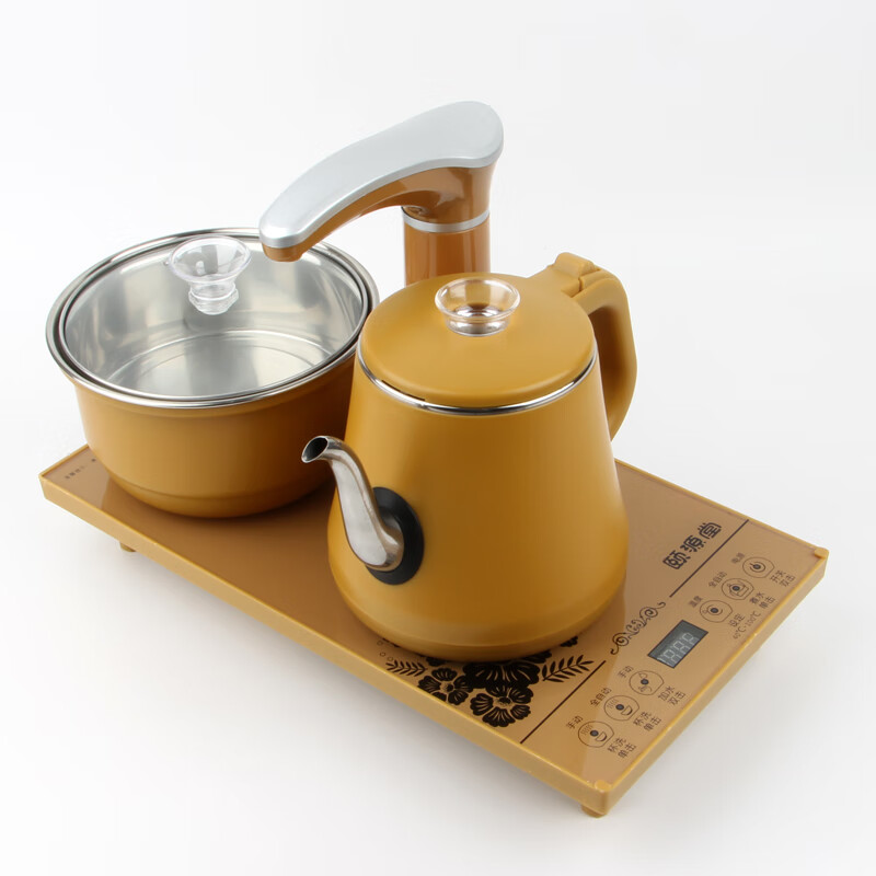 Electric kettle, electric tea stove, fully automatic water supply, kettle set, pumping water, electric kettle, tea making accessories, 1ml Mingxia gold automatic kettle - single pot Yiyuantang universal