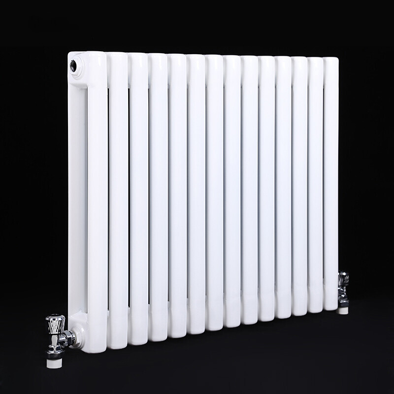 Qian Huinong customized water heating radiator steel radiator central hot water radiator steel two-column engineering wall hanging center distance 600-25 columns (height 67cm width 1 0mm
