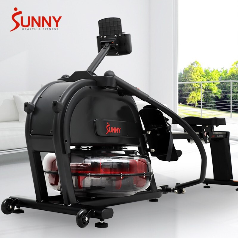 SUNNY rowing machine household intelligent water resistance rowing machine hydromagnetic double resistance indoor sports fitness equipment rowing machine