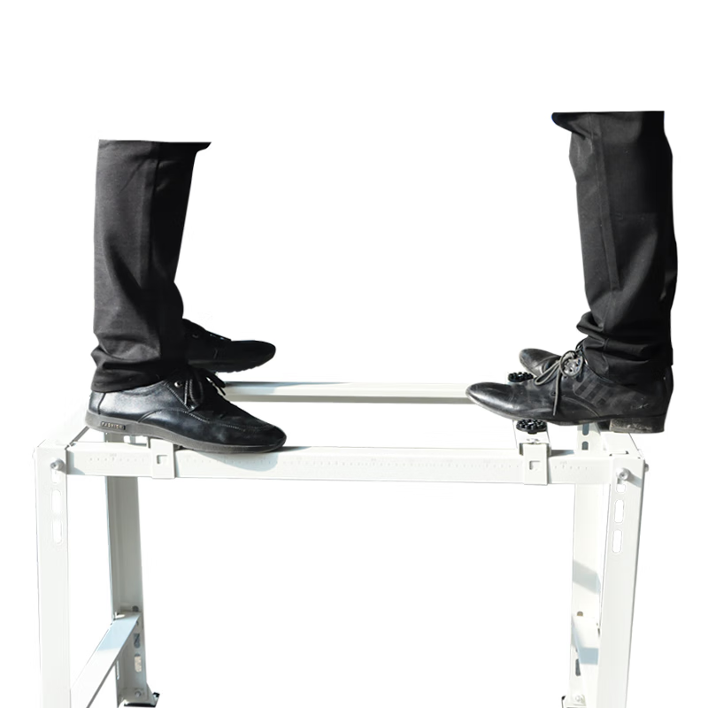 Air conditioning outdoor unit bracket floor-standing thickened shock-absorbing and shock-proof frame angle iron frame base floor frame XE-C3 (length 800*height 300*depth 400) Height