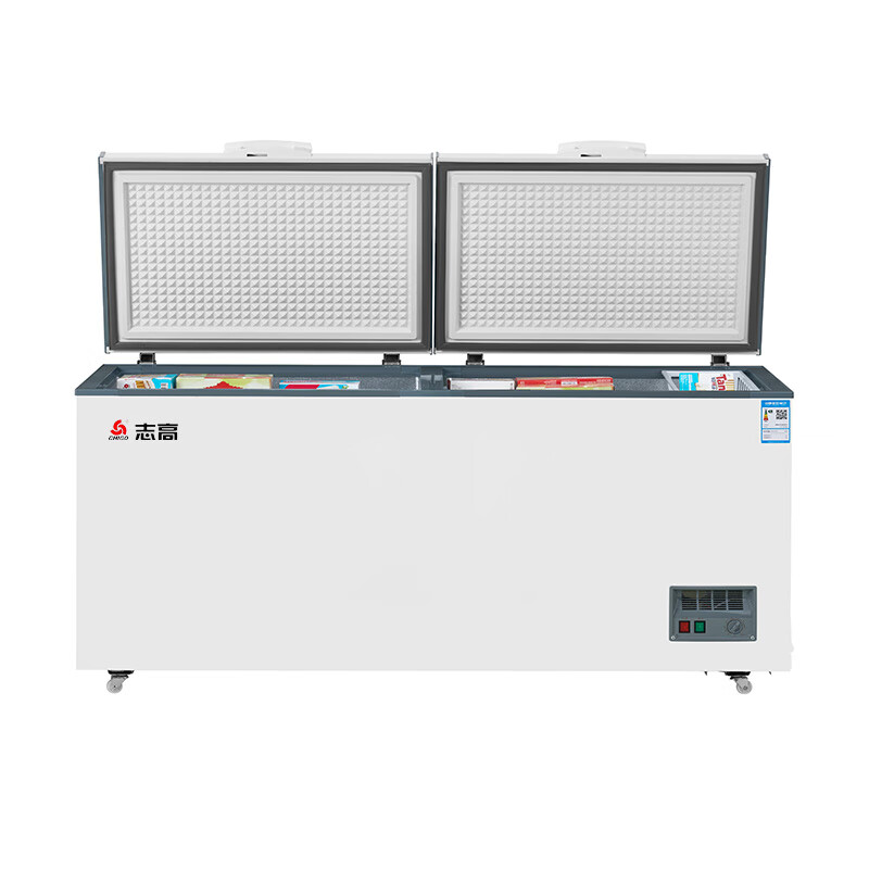 CHIGO Freezer Commercial Large Capacity Freezer Horizontal Quick Freezing Refrigerated Fresh Preservation Quick Freezing Single Temperature Freezer Energy Saving Level One Energy Efficiency Nationwide Warranty Single Temperature 2 Meters 618L