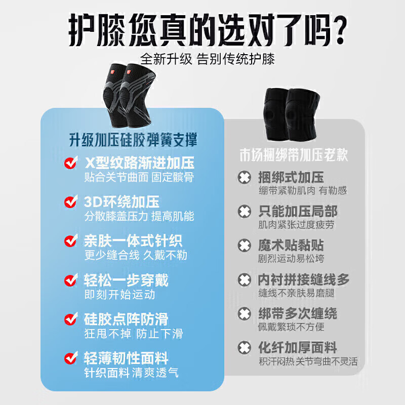 Li Ning knee pads basketball sports warm running meniscus injury old cold legs men's badminton mountain climbing stair climbing knee