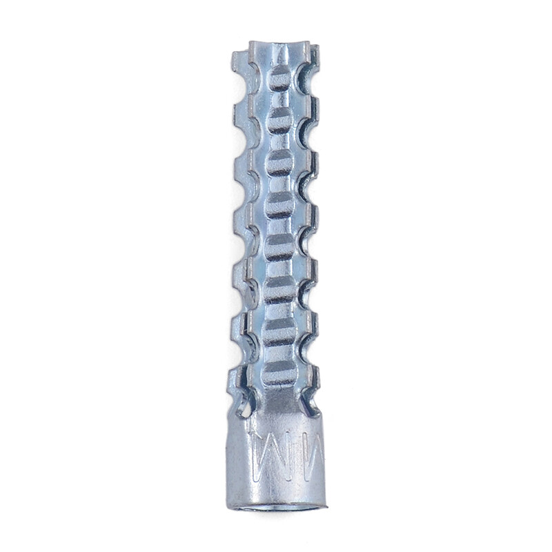 Jinggong upgraded version, metal internal expansion pipe nail expansion plug, lightweight iron expansion screw, lightweight sawtooth barbed expansion bolt, 6mm 8mm mixed expansion + iron nails (40 sets in total)